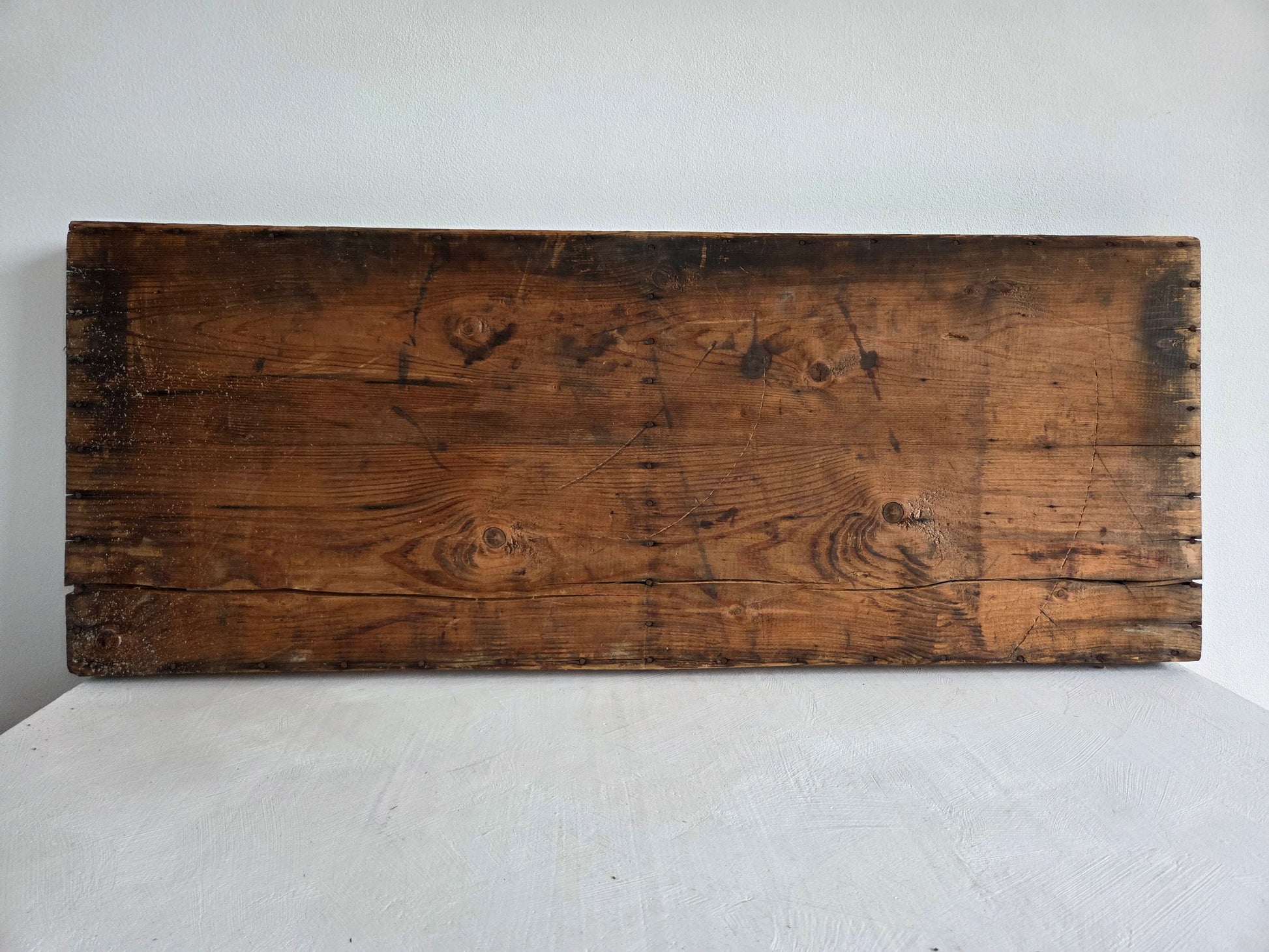 vintage letterbak drukkerij hout vier formaten vakjes