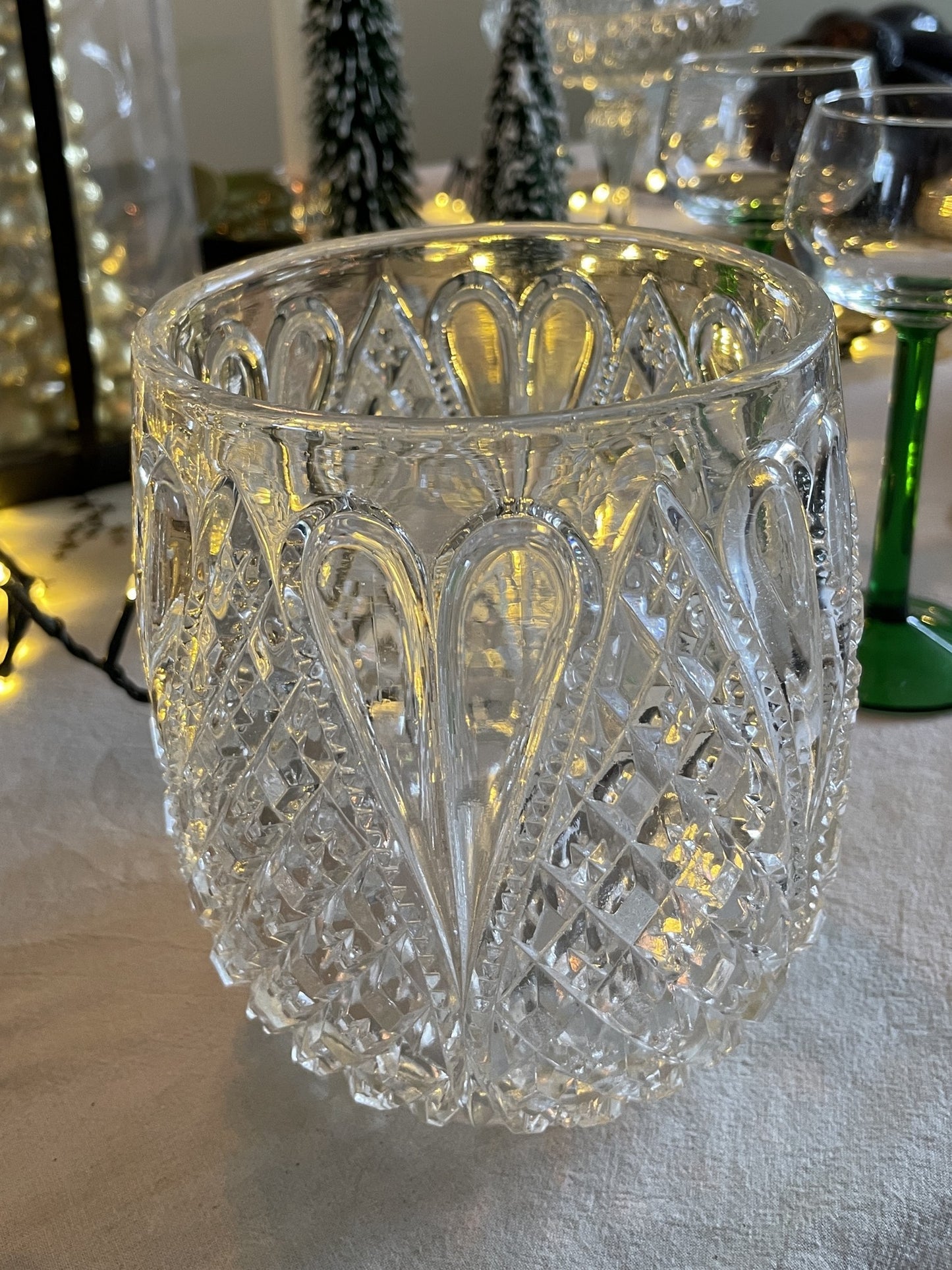 brocante vaas glas