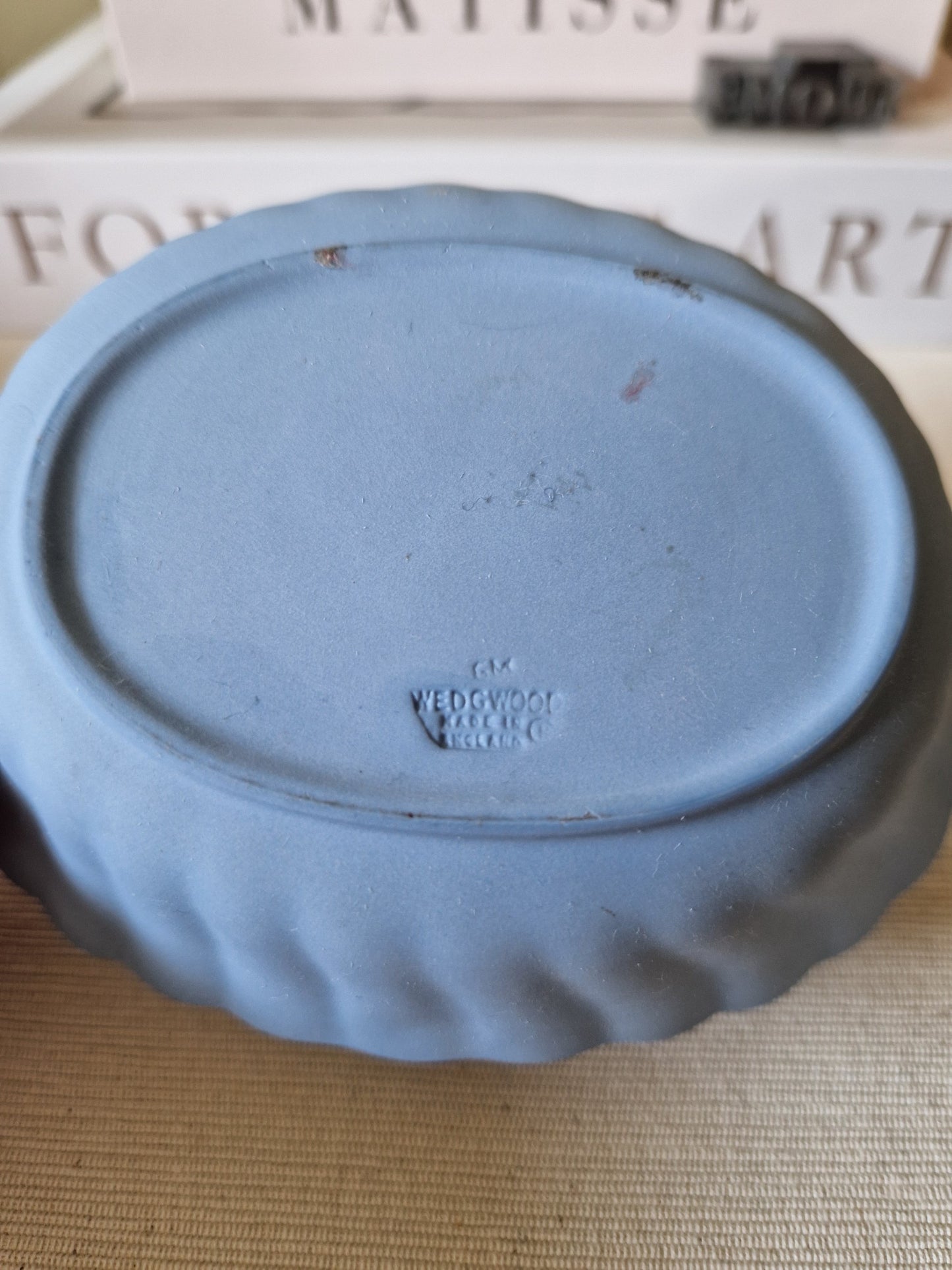 brocante Wedgwood Jasperware blauw