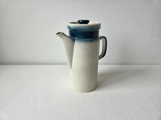 vintage koffiepot Wedgwood Blue Pacific Engeland keramiek